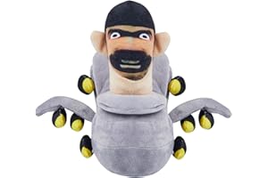 Nawqiav Easter Skibidi Toilet Plush,11inch Titan Speakerman Plush Toy,Funny Stuffed Anime Game Skibidi Toilet Speakerman Boss Plushies Doll Figure Pillow Gifts for Kids Fans Aldults. (FJ-MTR)