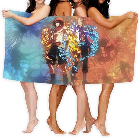 Amazon Co Jp Rdyllly One Piece ワンピース バスタオル タオル 吸水速乾 ルフィ白 ホワイト ホーム キッチン