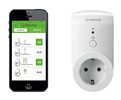 GAO EMW302WF G-Homa Die smarte WiFi Steckdose mit App. Steuerung für IOS und Android