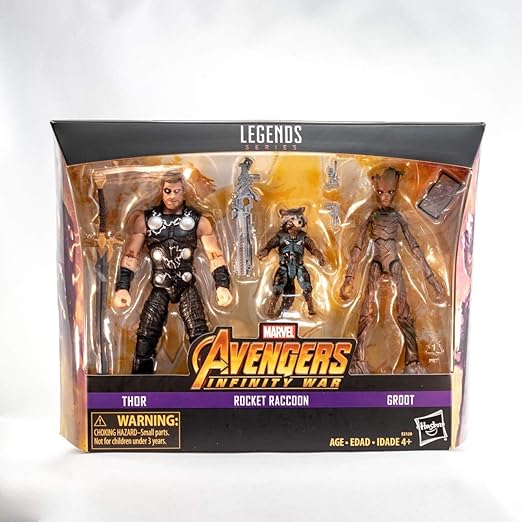 marvel legends thor rocket groot