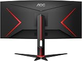 AOC CU34G2X 34 inch WQHD Curved 144Hz Gaming Monitor 3440x1440 VA AMD FreeSync view 6