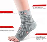 AVIDDA Ankle Support Brace 2 Pack Compression Sleeve Grey XL view 3