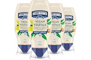 Hellmann's Vegan Dressing & Spread for burgers and salads Certified Vegan gluten-free mayonnaise type condiment 340 ml 4 coun