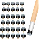 30 Pack Screw On Pool Cue Tips Replacement Kit &ndash; No Glue Needed, Universal Fit 11mm/12mm/13mm, Billiard Stick Tips for Snooker &amp; Pool Cues (Blue)
