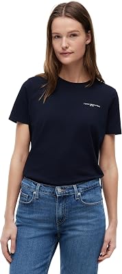 Femme T-Shirt Manches Courtes 1985 Encolure Ronde, Bleu (Nos Desert Sky), S