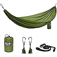 ENO TravelNest Hammock & Straps Combo - Portable Hiking and Camping Hammock with Straps Included - Travel Hammock for Camping, Hiking, Backpacking, a Festival, or The Beach - Moss