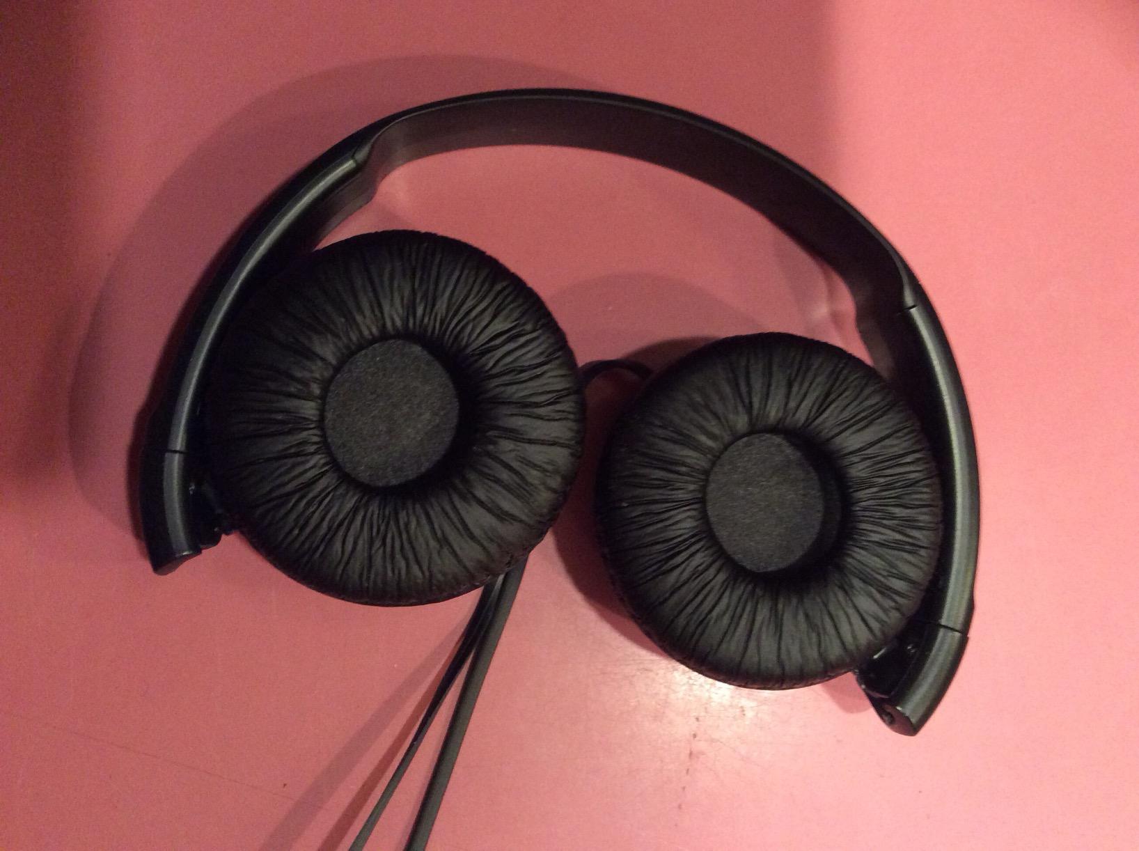 4/mo Finance Sony ZX Series Wired OnEar Headphones with Mic, Black