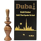 Musk AL tahara Dubai Natural Loose Powder Eyeliner – Long-Lasting Traditional Eyeliner Smooth & Easy Application Intense Color and Eye Care - Black