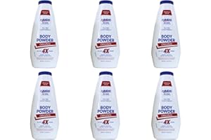 Ammens Body Powder Original – Talc-Free Clean Formula, All-Day 4X Strong Protection, 11 oz (Pack of 6)