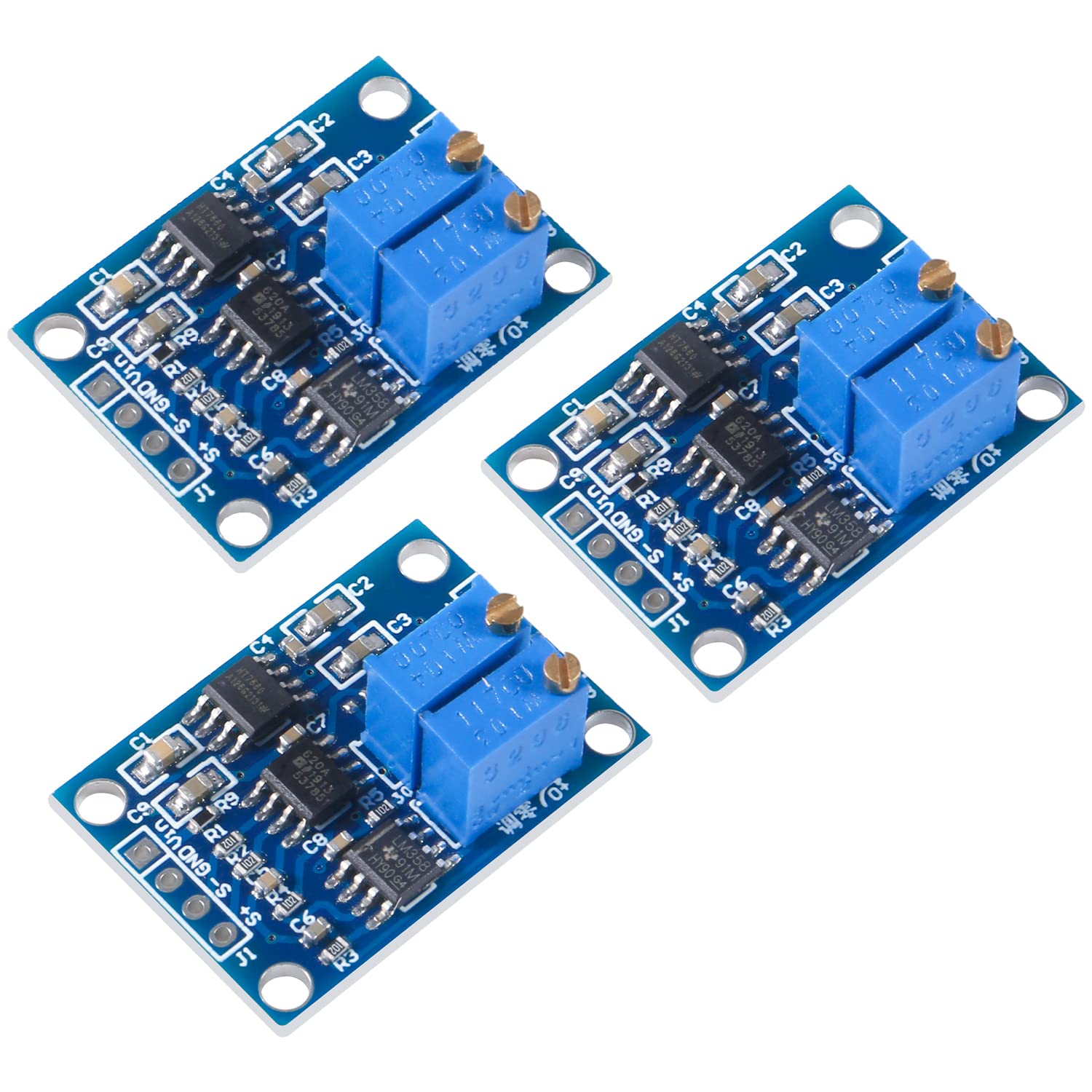 AITRIP 3PCS Voltage Amplifier Module, 3-12V DC High