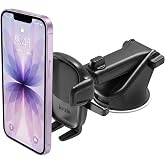 iOttie Easy One Touch Signature Dash/Windshield Smartphone Mount iPhone 18 | Universal Adjustable, iPhone 17 16 Samsung Galaxy S26, Google pixel 10, 225&deg; Rotation, Magnetic Cord Organizer, Case-Friendly
