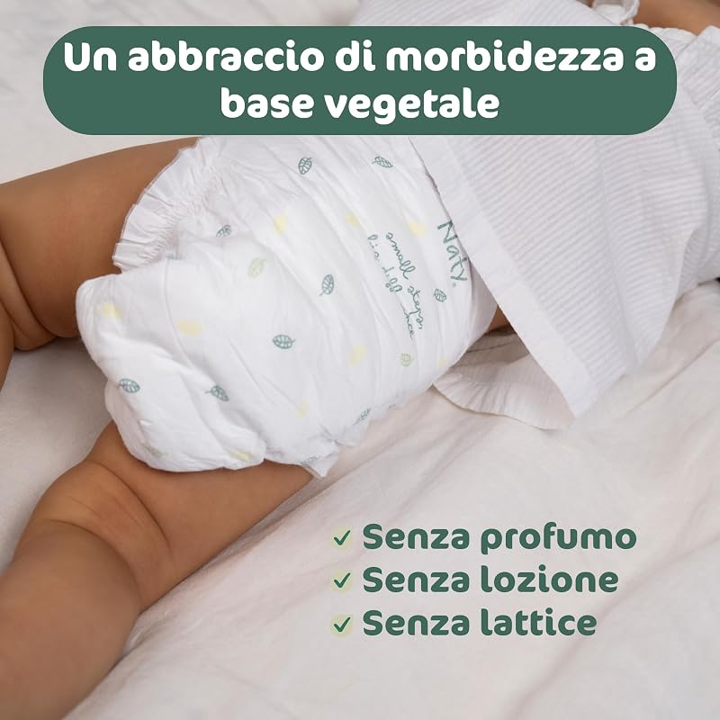 BioEmbrace Pannolini, Taglia 4 (7–18kg), 88 pezzi
