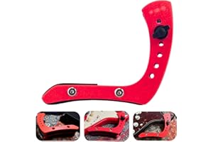 AESTIVATE Ergonomic Electric Guitar Holder Footstool Leg Stand Guitar Foot Stool Electric Guitar Support Leg Stand Guitar Lifter (Red)