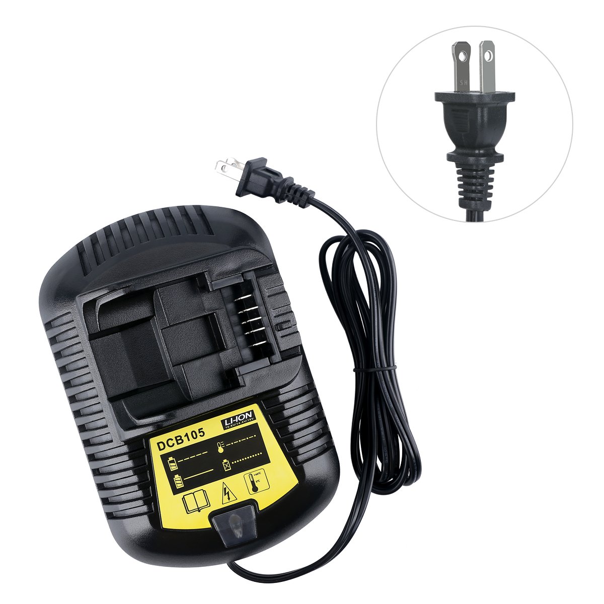 Lasica DCB105 12V MAX 20V MAX Charger Replacement for Dewalt Charger