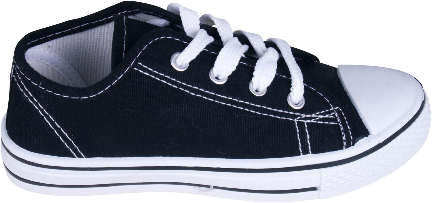 Acquire Fashion Childrens Kids Boys Girls Canvas Rubber Toe Low Top Trainer Pumps