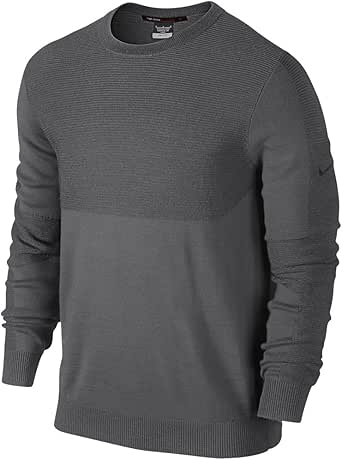 Amazon.com: Nike Tiger Woods TW Engineered Wool Blend Golf Sweater (Large, Cool Grey/Antracite 