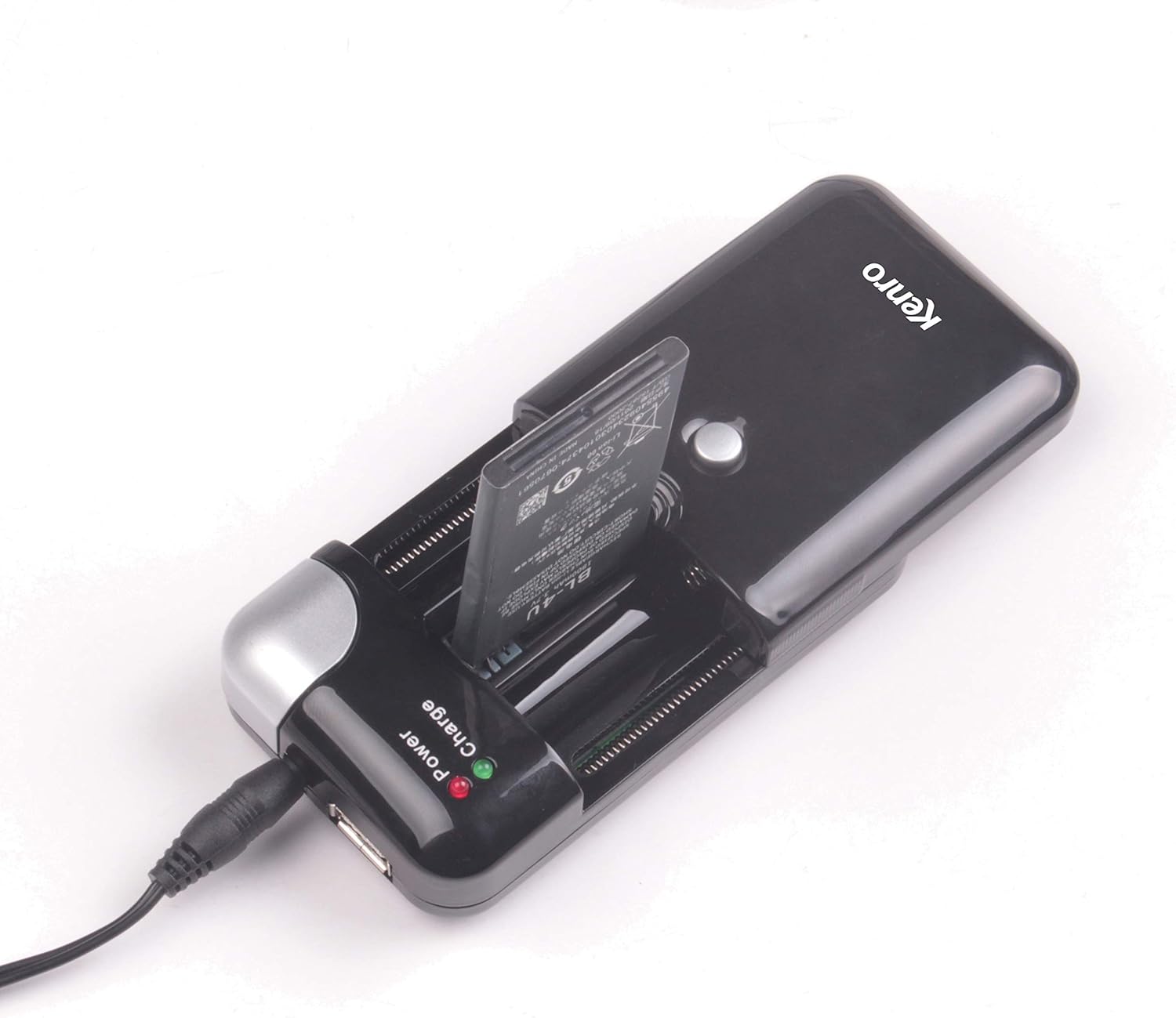 Kenro Universal Battery Charger for Charging Batteries Battery Packs, Camera Batteries, MP3 Devices, Smartphones, Tablets - KNCH02 - Image 3