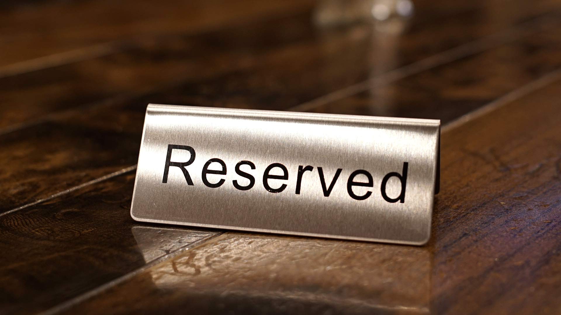 Reserved Table Signs 4.75x1.75 6 Pack Buy Online in UAE. Home
