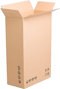 (x10) Pack Cajas de Cartón Altas 65x32x101 cms | TeleCajas ...