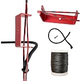 Archery Peep Sight, 1/4" 3/16" Aluminum Peep Sight or Tubing peep Sight with Bowstring Splitter for Archery Compound Bow