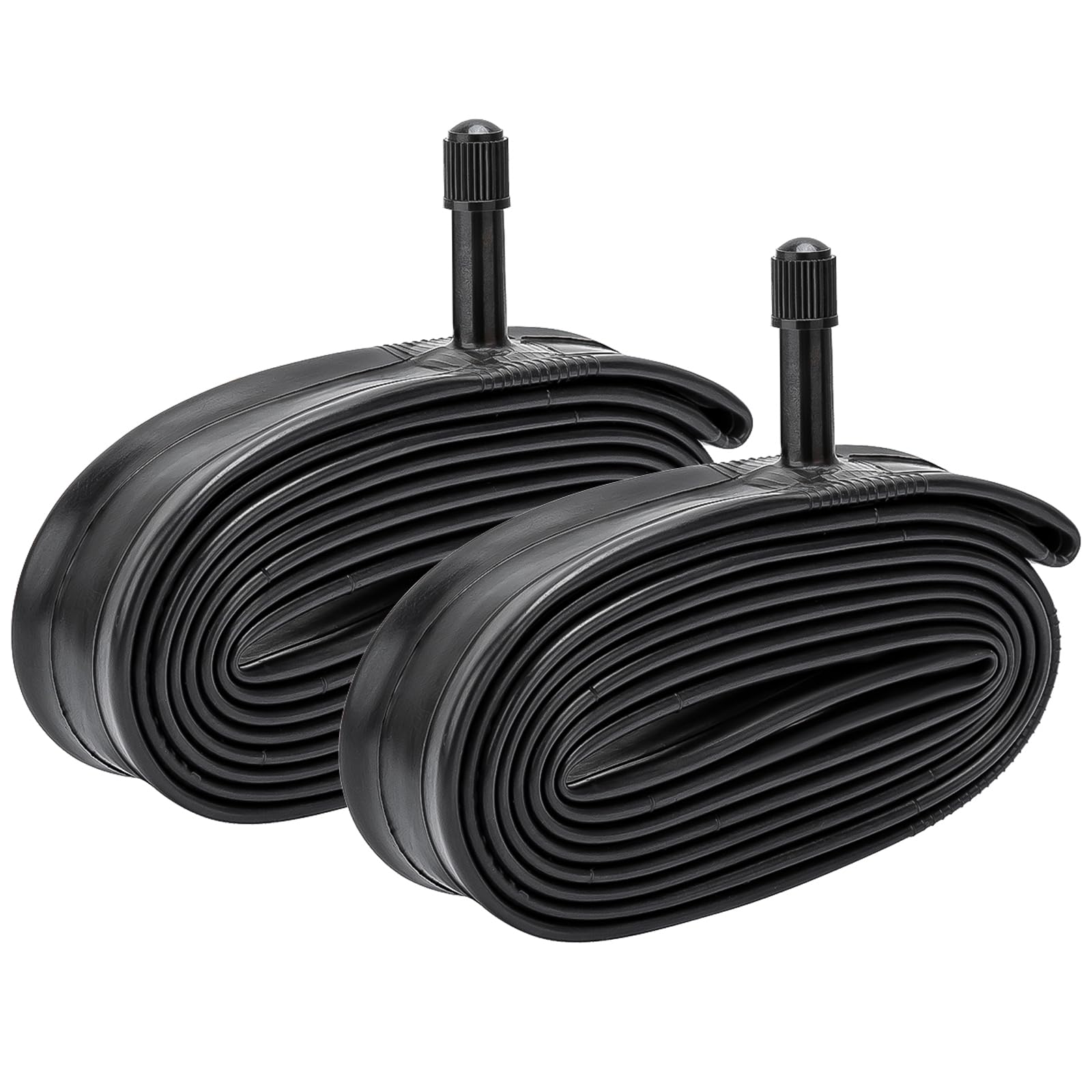Photo 1 of 2-PCS 18" Heavy Duty Bike Tubes 18x1.75 18X1.95 18x2.125 AV Schrader Valve 45/57-355 Bicycle Tubes 18x1.90 18X2.0 18x2.10 18X2.20 18X2.25 Compatible with 18X1.75/2.25 Bike Tire Tubes