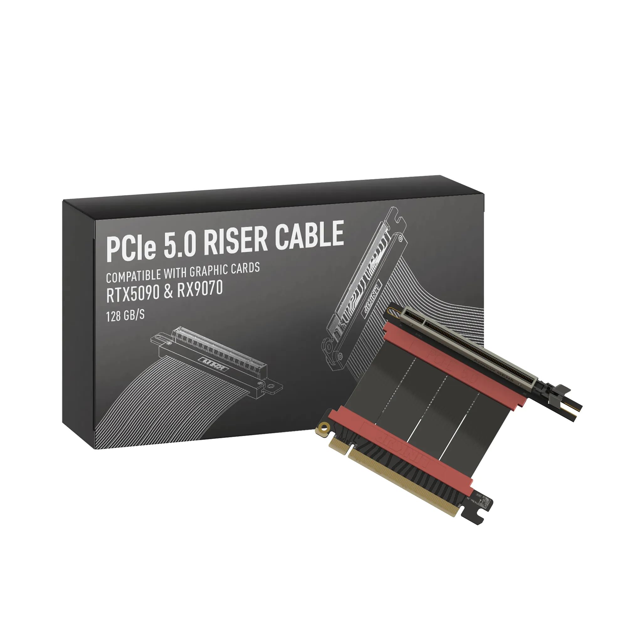 Mua LINKUP PCIE 5.0 Riser Cable | for Vertical GPU Mount | Left Angle ...