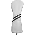 Golf Club Head Covers - 4pcs or 1pc Golf Accessories Club Covers Set for Woods and Driver Fairway Hybrids with Interchangeable Tags