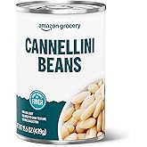 Amazon Grocery, Canned Cannellini Beans, 15.5 Oz