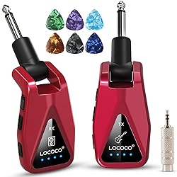 Wireless Guitar System: 164 Feet Range Wireless