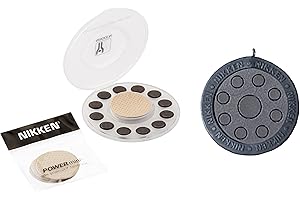 NIKKEN Power Mini (1462) and Power Chip (1450) Bundle - Reusable Magnetic Therapy and Far Infrared - Reduce Stress Fatigue Soreness - 100% Magnetic Coverage, Relief Body Pain, Tension, Stress