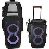 TheJuns Multifunctional Protective Case for JBL PartyBox Stage 320 Portable Party Speaker - Outdoor Travel Dust Cover Bag Black