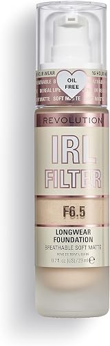 Revolution IRL Filter Longwear Foundation F6.5 23ml Light/Medium Skin Tone