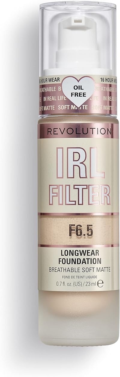 Revolution IRL Filter Longwear Foundation F6.5 23ml Light/Medium Skin Tone