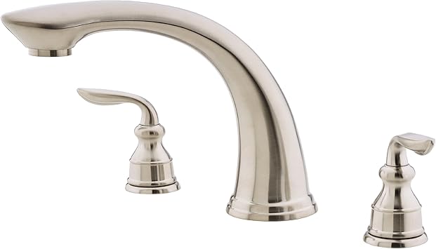 Pfister Avalon 2 Handle Roman Tub Faucet Brushed Nickel Two