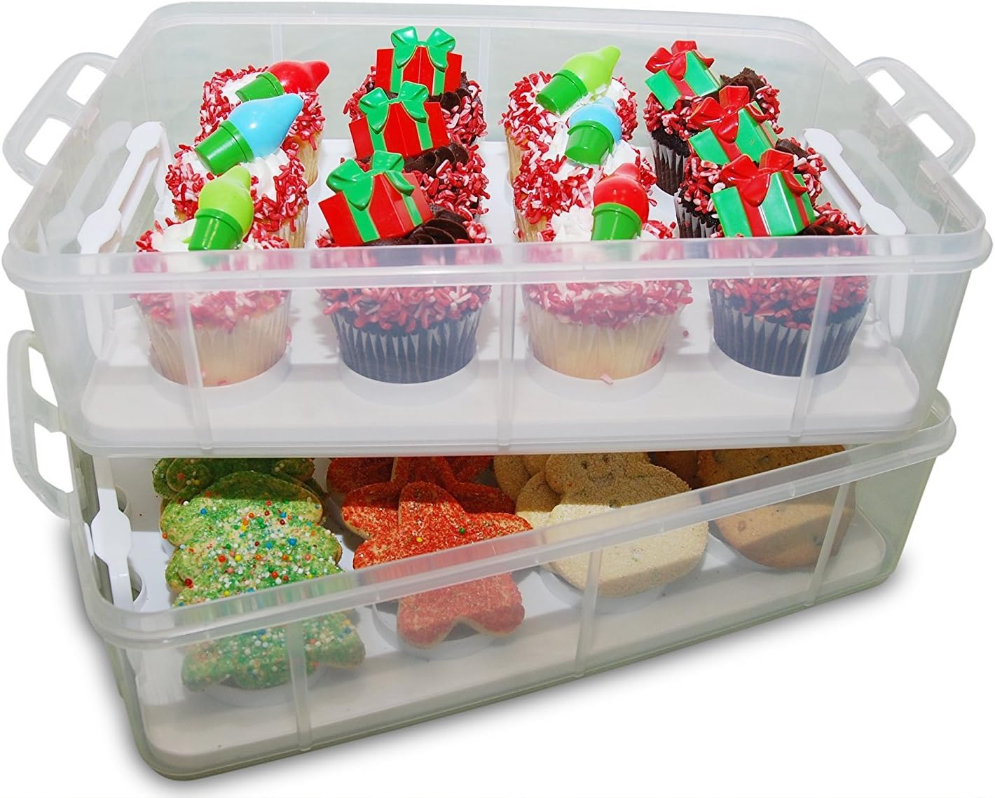 Cupcake Carrier for 24 Cupcakes and Other Desserts by Xilux Amazon.ca