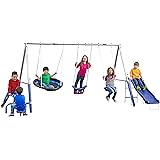 XDP Recreation Free N' Swing Swing Set, Gray