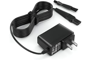 WUKUR Charger for Braun Charger,12V Power Cord Compatible with Braun Shaver Series 3/5/7/9/1,Razor 3040s 310s 340S, 740S 7865 9290cc 9095cc and more models