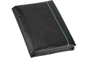 HOOPLE 4 * 50FT Premium Garden Weed Barrier Landscape Fabric Durable & Heavy-Duty Weed Block, Easy Setup & Superior Weed Control (4ft*50ft Folded)