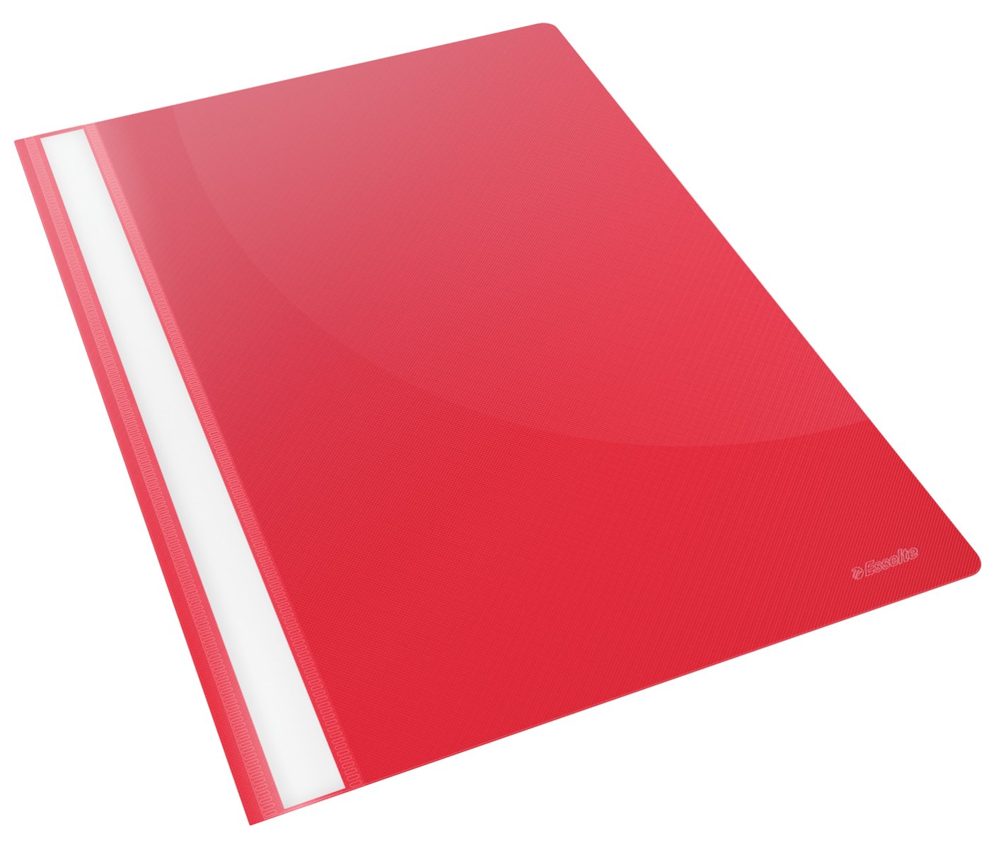 Esselte A4 Plastic Report Files, Pack of 25, 160 Sheet Capacity, VIVIDA Red, VIVIDA Range, 15385