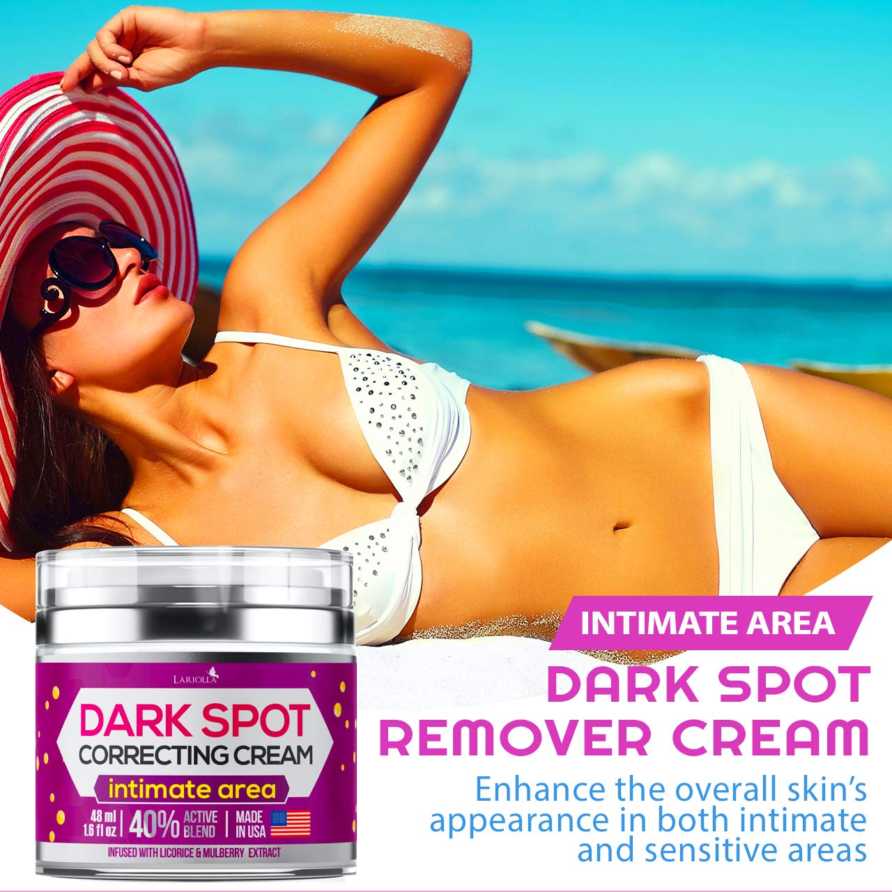 bikini dark spot remover cream