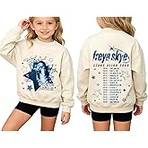 Fre-ya Skye Sweatshirt for Teen Girl Kids Stars Align Tour Music Album Merch Casual Long Sleeve Hoodied for 2-14 Years