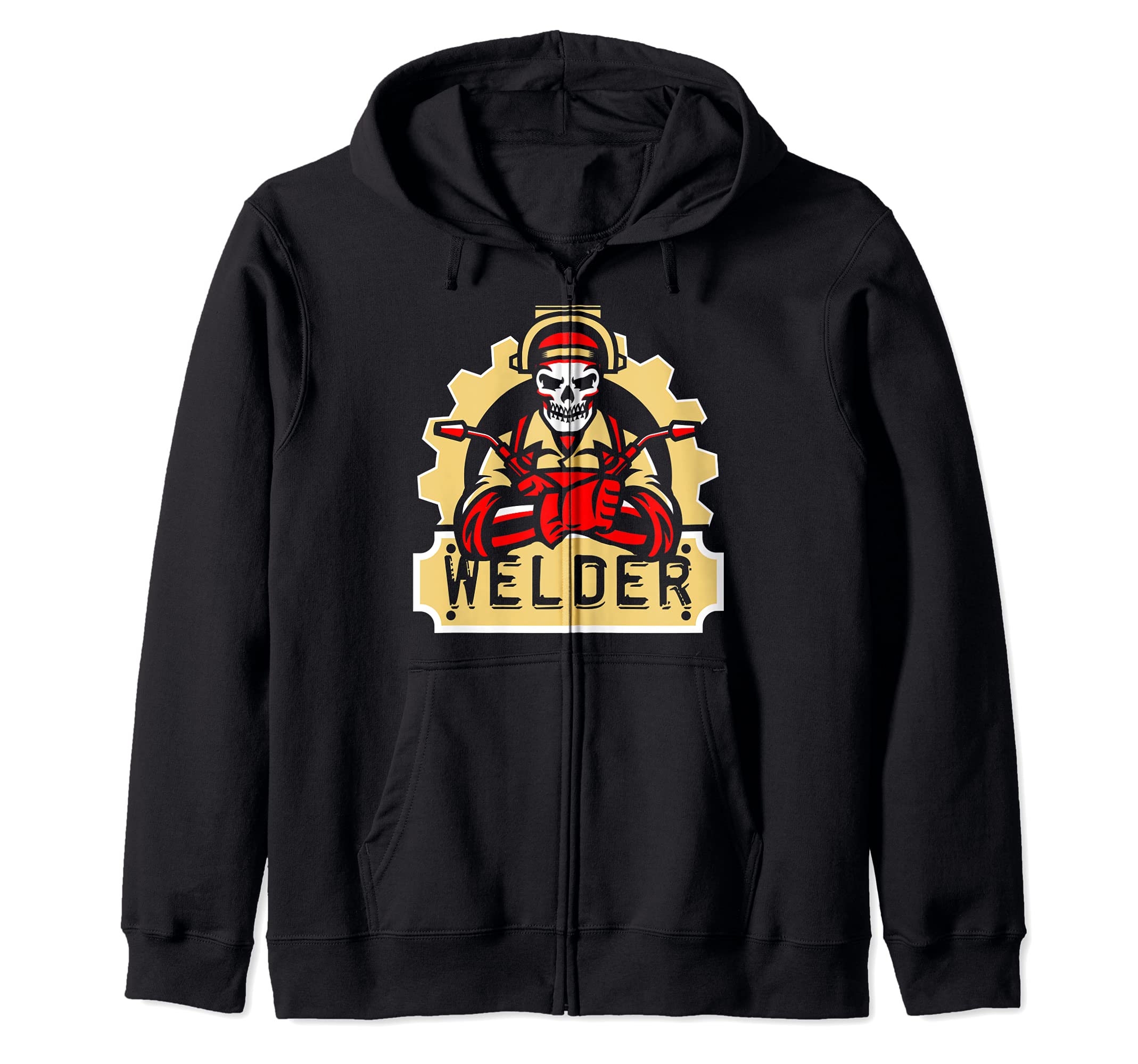 Welder Engineer Engineering Fabrication Welding Profession Zip Hoodie
