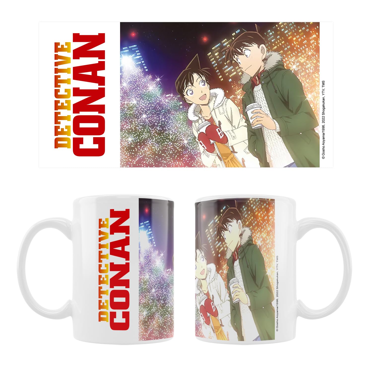 SAKAMI - Detective Conan - Conan Edogawa - Shinichi & Ran 2 - Mug - 320 ml - Original & Licensed