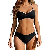 SOULSHE Womens Two-Piece Bikini Set Sexy Bating Suit for Women Adjustable Straps Women's Swimwear Swimsuit