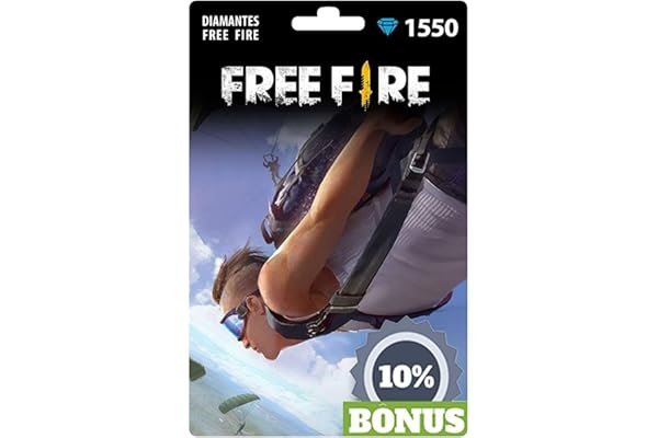 Free Fire 1550 Diamantes Gift Card