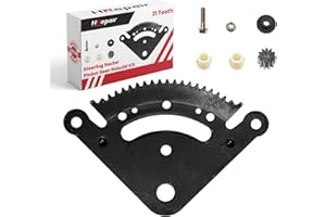 HREPAIR Steering Sector Pinion Gear Rebuild Kit Replacement for John Deere LA100 LA105 LA120 LA130 LA135 LA140 LA150 LA165, John Deere D Series Lawn Tractors Replaces# GX21924BLE, GX20053, GX20054, GX21994