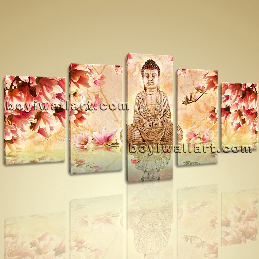 Extra Large Unique Buddha Canvas Wall Art Decor