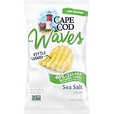 Cape Cod Less Fat Sea Salt Chips, 7.5 Oz Bag