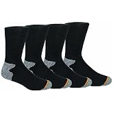 Weatherproof Premium 4-Pair Men's Wool Blend Crew Socks