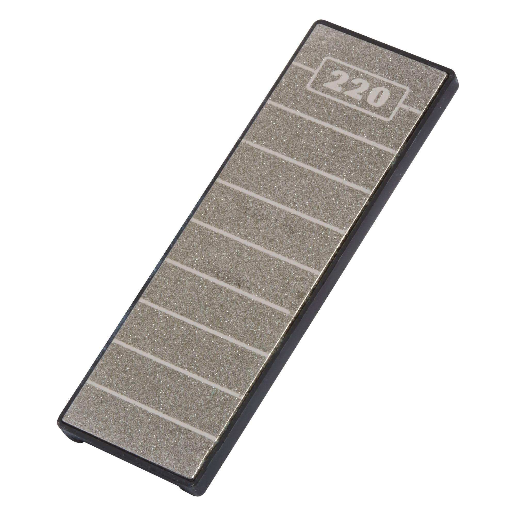 Trend Fasttrack Diamond Preparation Stone, 220 Grit for Optimal Sharpening, Grey, 8 x 15cm, FTS/S/P